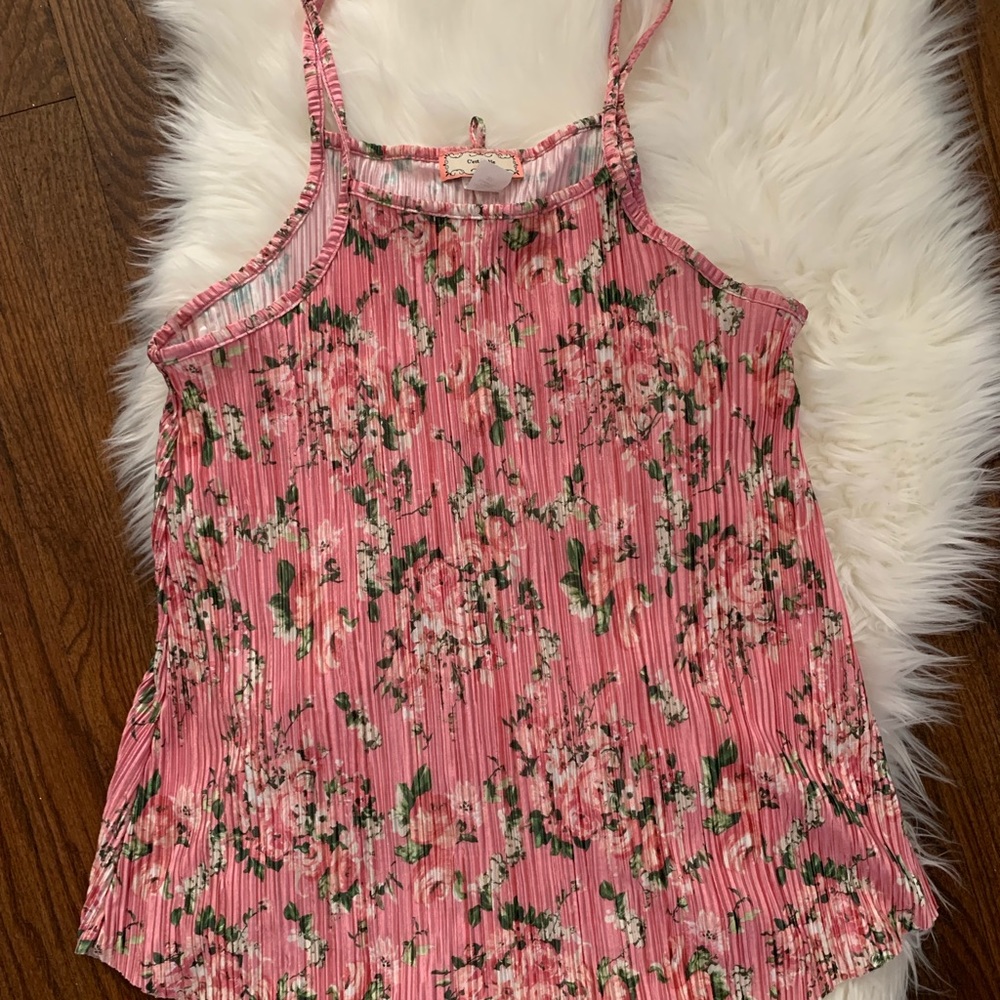 🍒C’iest La Vie Floral print tank